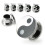 (12mm) Ying Yang Shell Flesh Tunnel 3