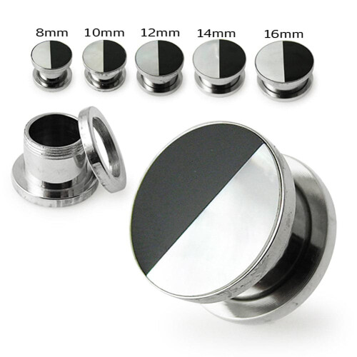 (12mm) B&W Shell Flesh Tunnel 2