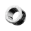 (8mm, Pair) 316L Surgical Steel Hatch-work Edge Externally Threaded Tunnel 2