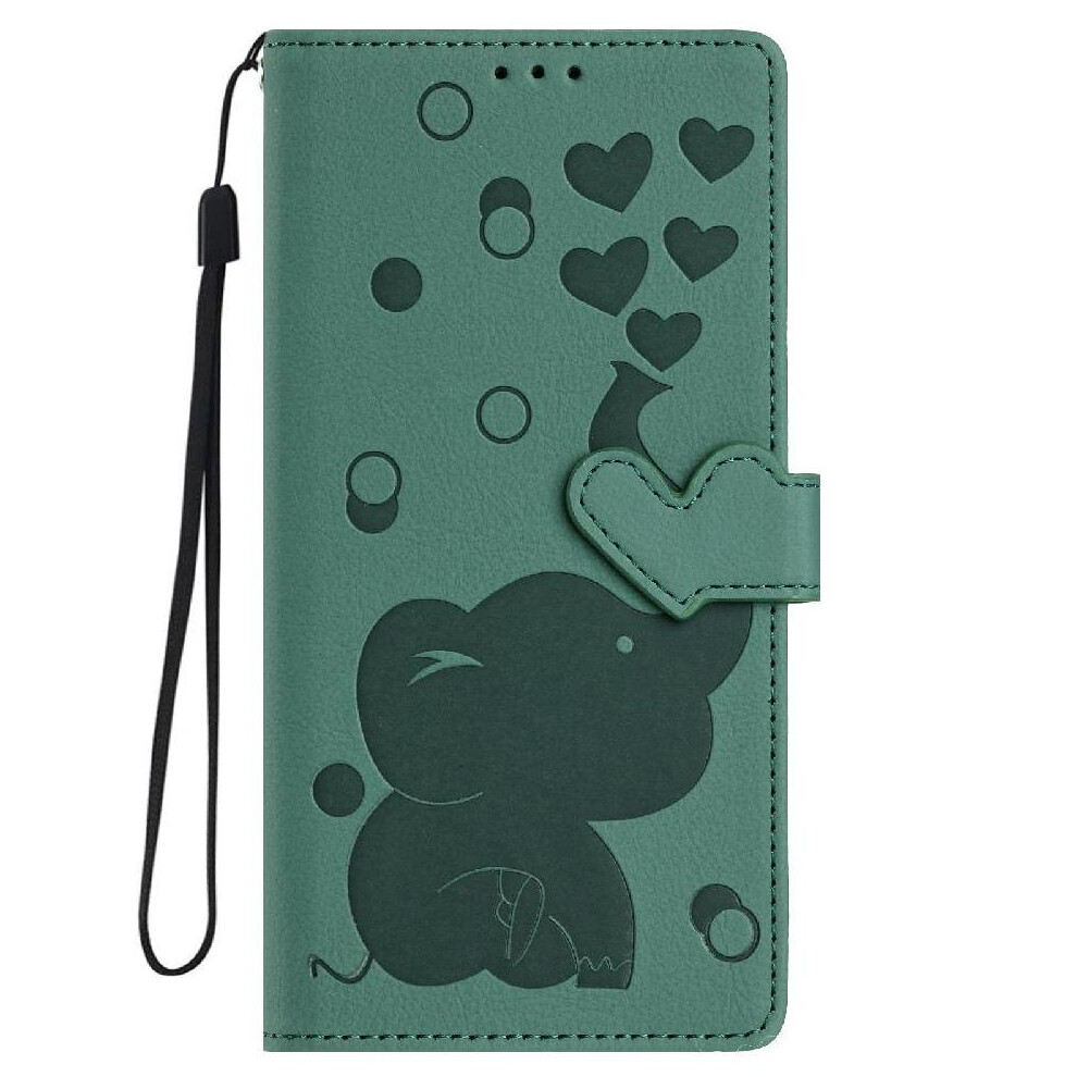 (Green) Flip Case For Iphone 16E Three Card Slots Premium Leather Kickstand Green 764563532704