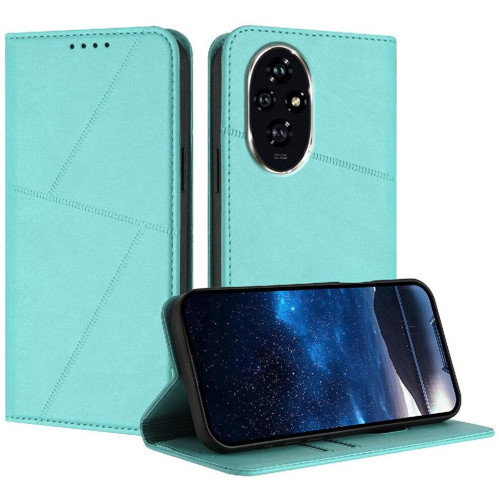(Green) Case For Honor 200 With Card Slots And Kickstand Shockproof Cover Anti-Fingerprint Matte Texture Green 764563533855