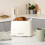 Hamilton Beach Hamilton Beach Kettle & Toaster Set Essentials Collection Cream, HBESSC 4
