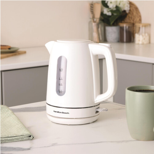 Hamilton Beach Hamilton Beach, Kettle & Toaster Set, 1L Essential Collection, White 1