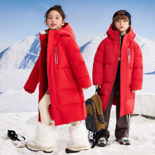 (Red, 10-11Years) Kids Girls' Coat Jacket Warm Winter Hooded Long UK
