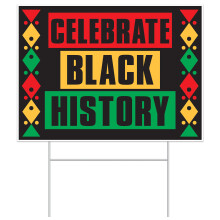 Cartel de Jardín Celebrar la Historia Negra