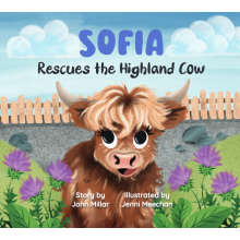 (Sofia, 0718819661588) Hoo Moo Personalised Scottish Let's Rescue The Highland Cow Book - Girls Names