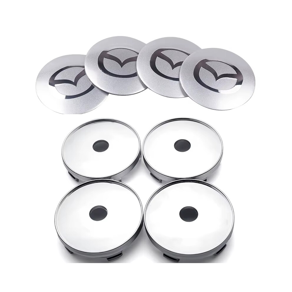 4pcs 60mm Car Badge Wheel Center Cover Hub Cap Stickers For Mazda Speed MS 2 3 5 6 7 323 RX8 Axela Atenza CX-3 CX-4 CX-5 CX-8-image-OPC-PHDXZHW-NEW
