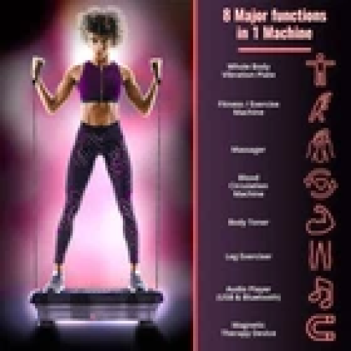 Power Vibration Plate Vibrating Machine Platform Exercise Body Shaker 1