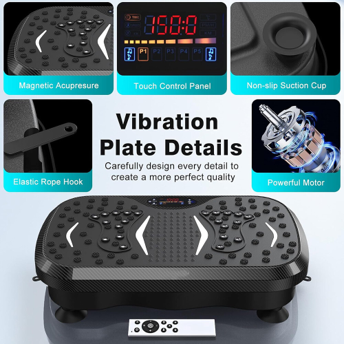 Vibration Plate Exercise Machine Whole Body Workout Massager 2