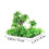 1Pc Artificial Aquarium Fish Tank Plastic Tree Underwater Plants Decor (Green) 4