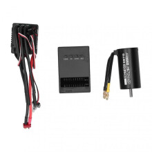 3670 2650KV Brushless Motor 120A Brushless ESC+Programmer Card Set for 1/8 RC Car