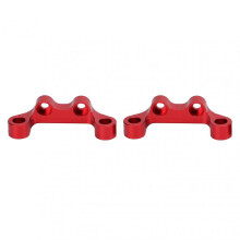 2Pcs RC Metal Upper Suspension Arm Mount for Tamiya TT02 1/10 RC Car Upgrade PartsRed