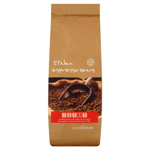 Lichfields Italian Espresso Beans 6x1kg