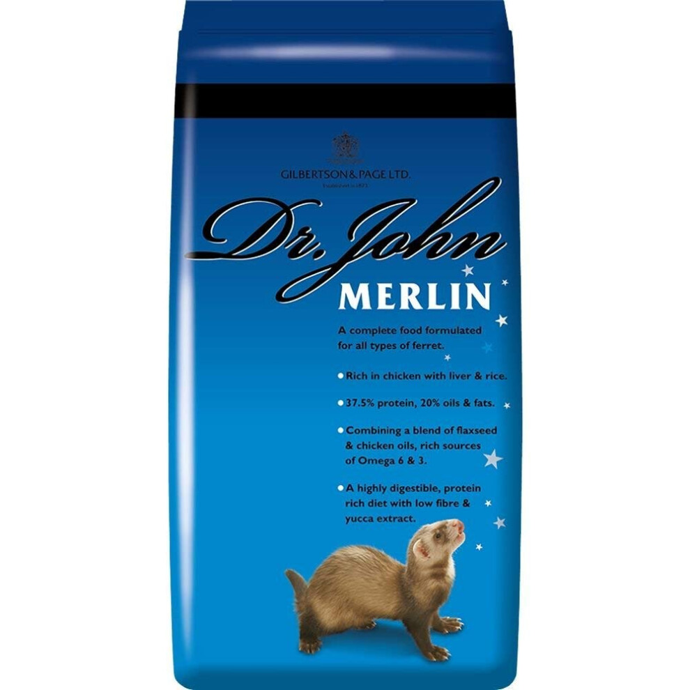 Dr John Other Merlin Ferret Food 10kg, clear