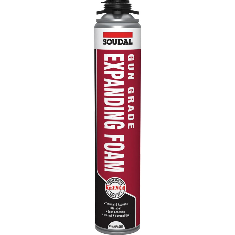 Soudal Expanding Foam Gun Grade 750Ml (Box Of 12) & Bond-It