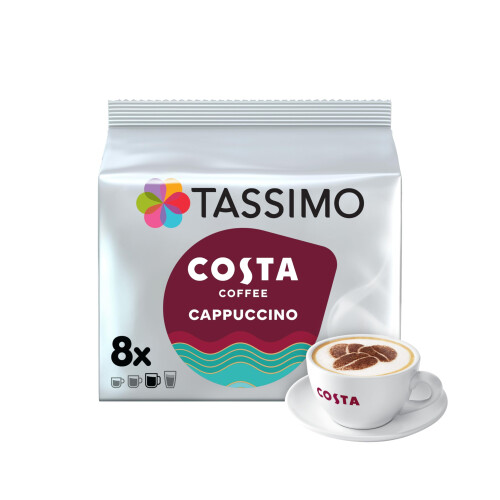 Tassimo Tassimo Costa Cappuccino Coffee Pods - 10 Packs (80 Drinks) 2
