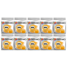 Tassimo Cafe HAG Crema Decaffeinated Coffee 16 pods - 10 Pack (160 Servings)