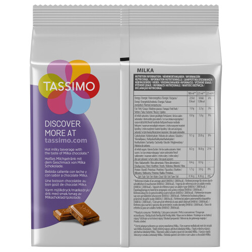 Tassimo Tassimo Milka Hot Chocolate Pods - 10 Packs (80 Drinks) 1
