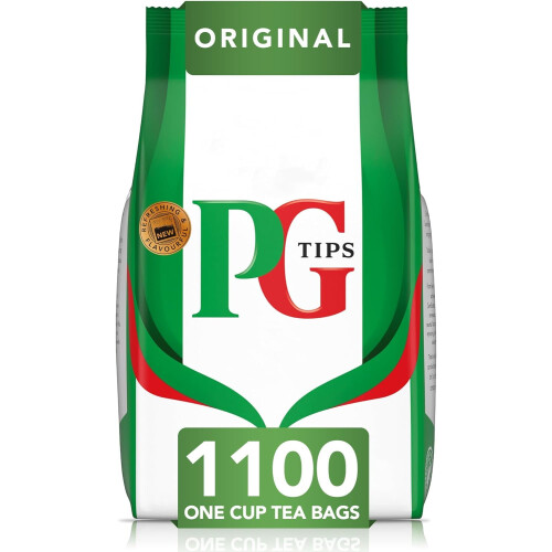 PG Tips PG Tips Black Tea Bags, 1100 Count, Pack of 2
