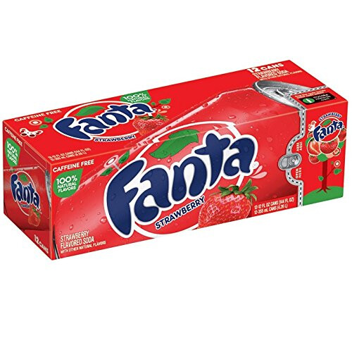 Fanta Fanta Strawberry 12 oz. (355 mL) - 24 Pack