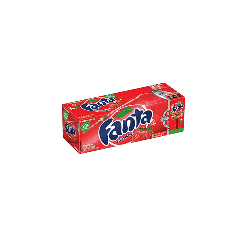 Fanta Strawberry 12 Oz. (355 Ml) - 24 Pack