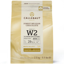 Callebaut Select White W2 Chocolate Callets 2.5 kg