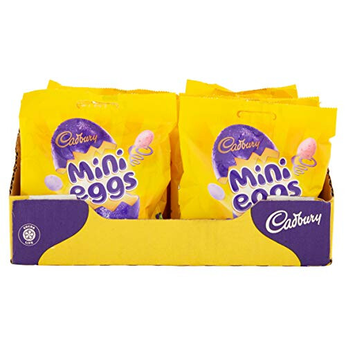 Cadbury Cadbury Mini Eggs Easter Chocolate Bag, 80 g, Pack of 24 1