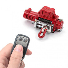 RC Winch with Remote Controller System XT60 Plug Compatible with 1/10 1/8 Traxxas TRX-4 Trx4 Axial SCX10 90046 RC4WD D90 KM2 RC Car