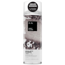 IGK FIRST CLASS Shampooing sec dtox au charbon pour cheveux gras | quilibre l'huile + apaise le cuir chevelu + volumise | Vgtalien + Sans Cru