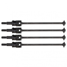 4pcs Universal Drive Shaft Steel Swing Shaft RC Accessory Fit for HSP 94111 1/10 RC CarBlack