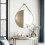 700x700mm Gold Round Wall Vanity Mirror with Hanging Rope 3