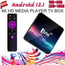 Ny uppgradering TV98 H313 Smart Set-Top TV-box Quad Core 4K Media Android 12.1 Gadget Core Smart Set-Top Box 5G WiFi Netflix 4K Media Player