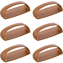 6 Pack Self-Stick Instant Cabinet Handle Pulls Drawer Pull Helper with Adhesive Sliding Door Handle Stick On Handle for Glass Windows Wardrobes Peel a