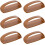 6 Pack Self-Stick Instant Cabinet Handle Pulls Drawer Pull Helper with Adhesive Sliding Door Handle Stick On Handle for Glass Windows Wardrobes Peel a 1