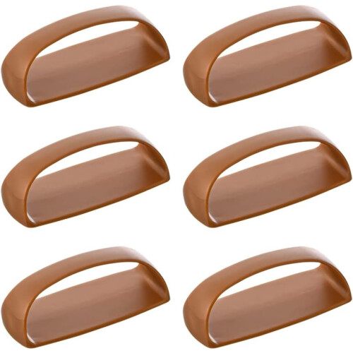 6 Pack Self-Stick Instant Cabinet Handle Pulls Drawer Pull Helper with Adhesive Sliding Door Handle Stick On Handle for Glass Windows Wardrobes Peel a