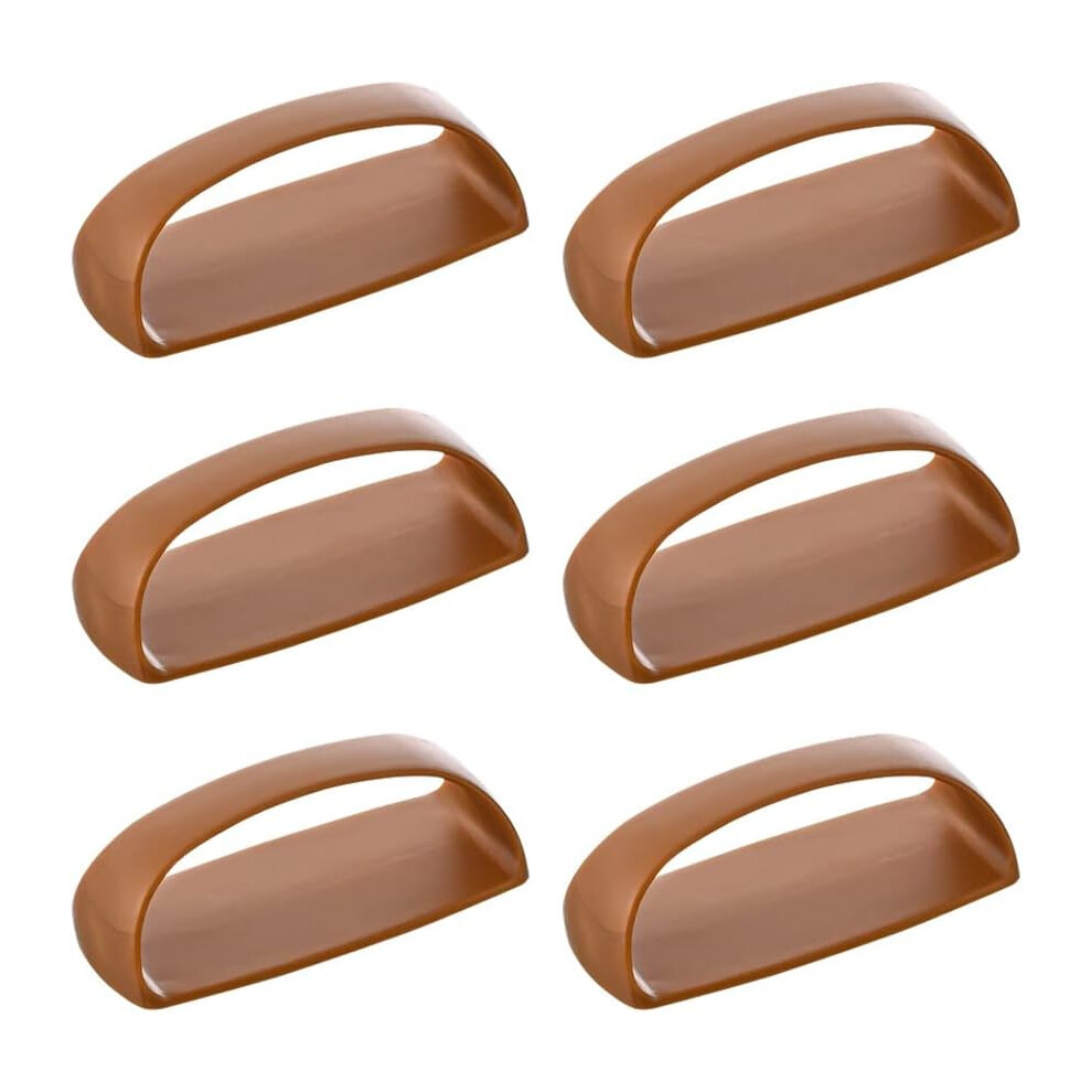 6 Pack Self-Stick Instant Cabinet Handle Pulls Drawer Pull Helper With Adhesive Sliding Door Handle Stick On Handle For Glass Windows Wardrobes Peel A 7334477181638