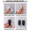 6 Pack Self-Stick Instant Cabinet Handle Pulls Drawer Pull Helper with Adhesive Sliding Door Handle Stick On Handle for Glass Windows Wardrobes Peel a 6