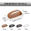6 Pack Self-Stick Instant Cabinet Handle Pulls Drawer Pull Helper with Adhesive Sliding Door Handle Stick On Handle for Glass Windows Wardrobes Peel a 7