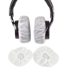 100 piece disposable non-woven earphone cover Internet cafe microphone non-woven dust cover headphone earmuff