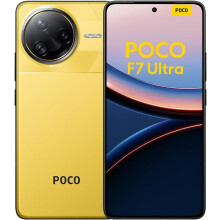 Poco F7 Ultra 5G Dual 256GB/12GB RAM Yellow - 120W HyperCharge, 5300mAh, Triple AI Camera, 1.9mm Bezel, HyperAI