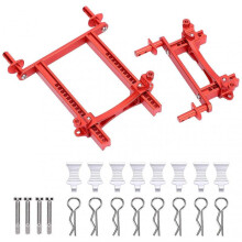 Aluminium Alloy Front Rear Post Mounts Set with Buckles for Traxxas TRX‑4 RC Car Parts