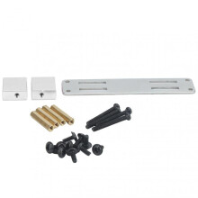 Remote Control Metal Servo Fixed Mount Bracket Upgrade Parts Accessory for MN RC Car Argent