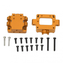 RC Gear Box Cover Aluminum Alloy Gearbox Housing Upgrade Parts for WLTOYS 1/28 K969 K989 P929 RC Car Gold