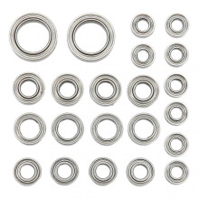 22Pcs RC Bearing Kit Stainless Steel 5 Different Sizes RC Car Bearings Upgrade Parts for Traxxas TRX4M 1/18 RC Crawler