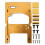 For WPL System 1:16 RC Car Metal Steering Engine Servo Fixing Base Mount Bracketgolden 1