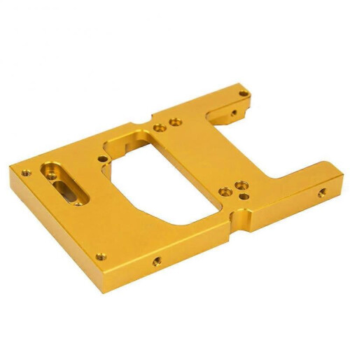 For WPL System 1:16 RC Car Metal Steering Engine Servo Fixing Base Mount Bracketgolden 2