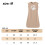 Anti-Slip Thin Summer Sleeping Bag - Single Layer Foldable Infant Bag - Brown - M 3