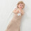 Anti-Slip Thin Summer Sleeping Bag - Single Layer Foldable Infant Bag - Brown - M 5