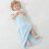Thin Summer Anti-Slip Sleeping Bag - Single-Layer Folding Infant Bag - Blue-M 5