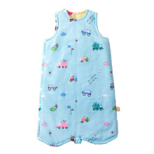 Warm Sleeping Bag for Baby Stomach Anti-Chill Cotton Vest Sleeping Bag in Autumn and Winter-Car